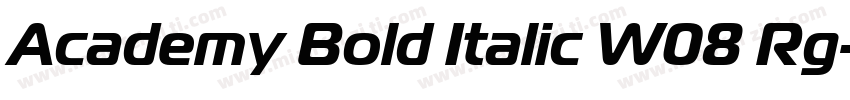 Academy Bold Italic W08 Rg字体转换